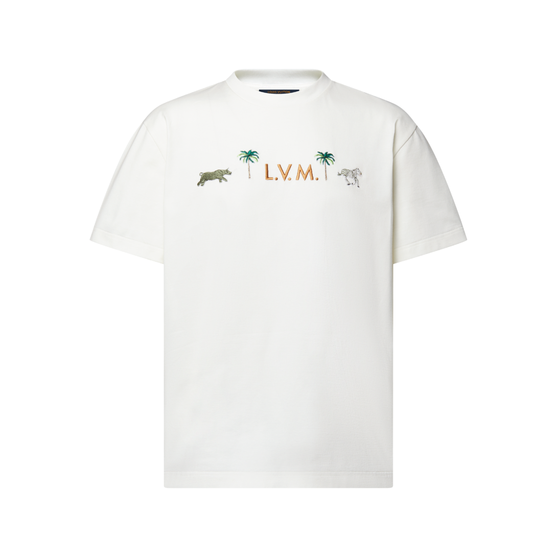 LV x The Darjeeling Limited Embroidered Short-Sleeved Crewneck